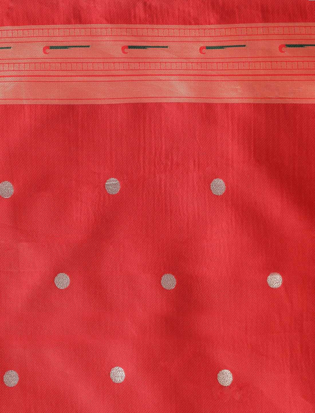 Floral Woven Design Zari Saree With Blouse Piece in Yellow and Orange