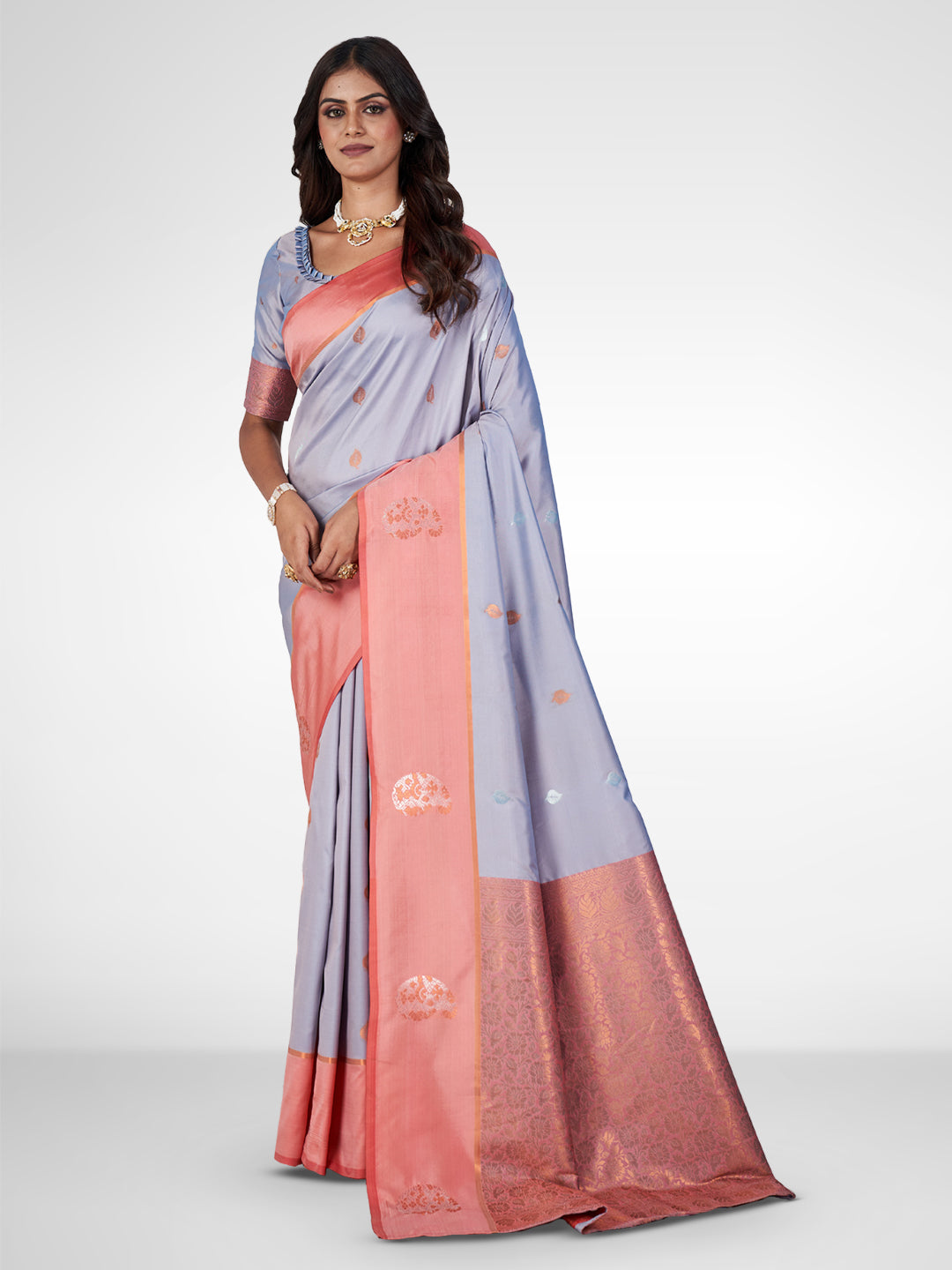 Jamuna Silk in Lilac