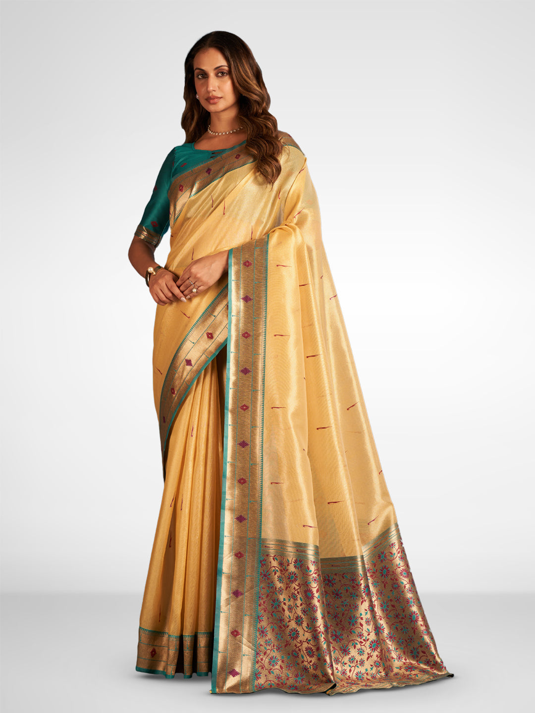 Vamika Silk in Yellow