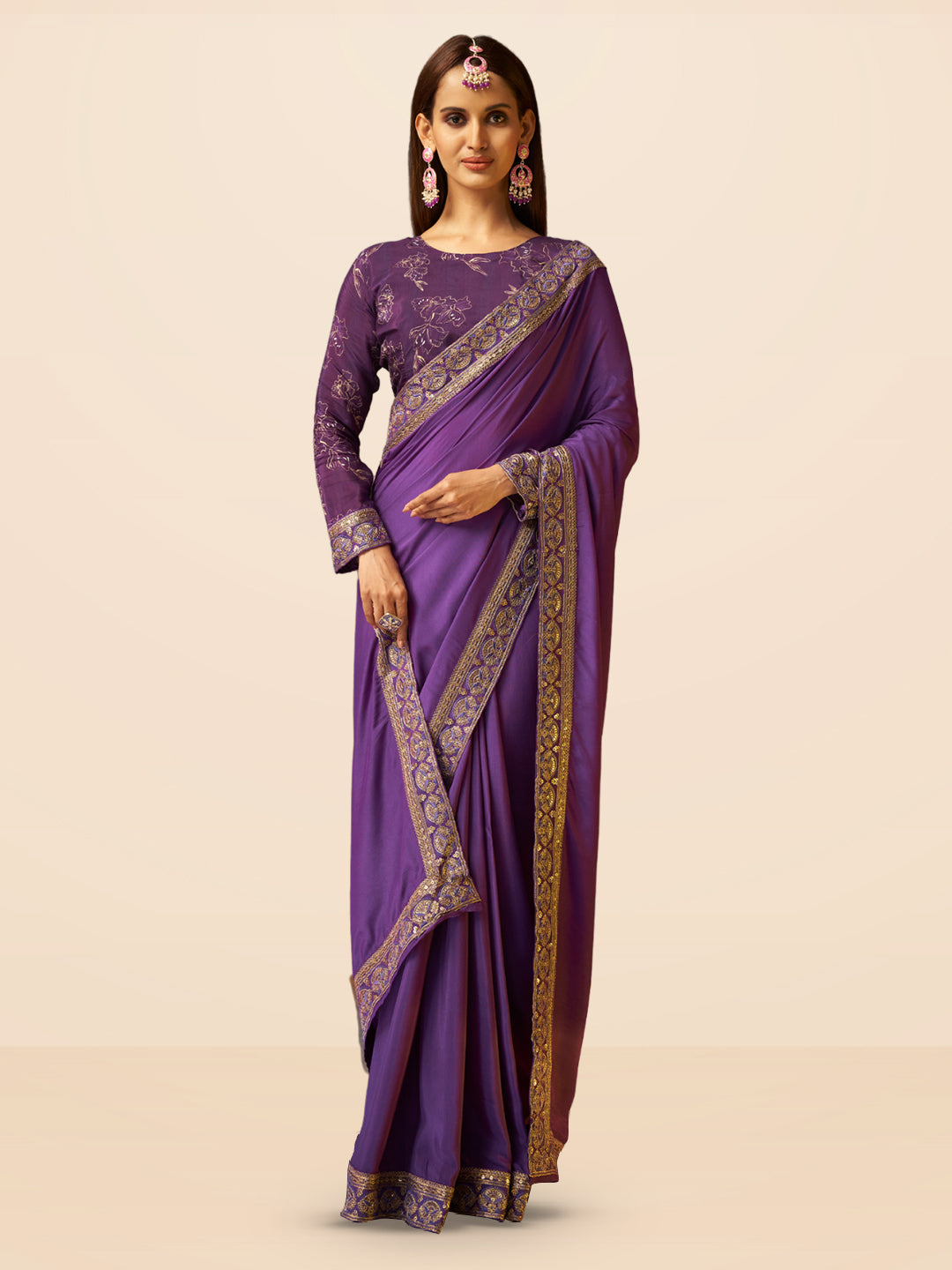 Gulaab in Dark Violet