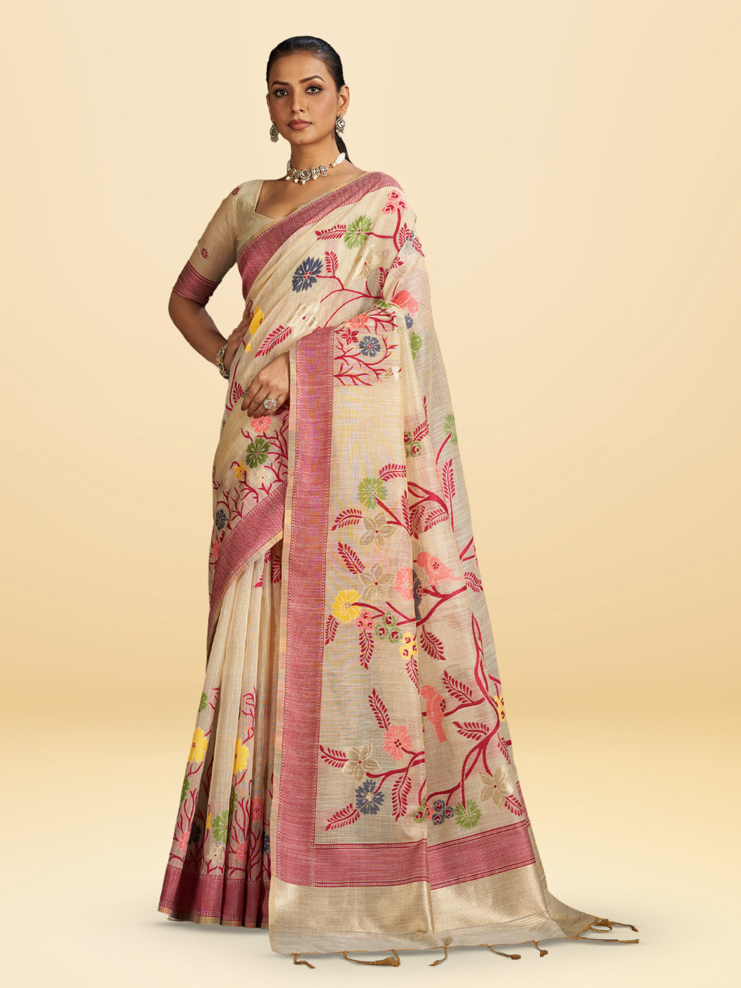 Avira Cotton in Blush Pink