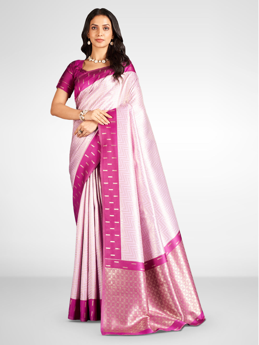 Vastra Silk In Grape Purple