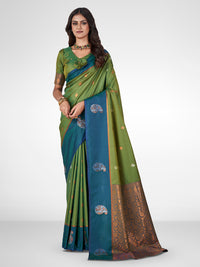 Jamuna Silk in Green