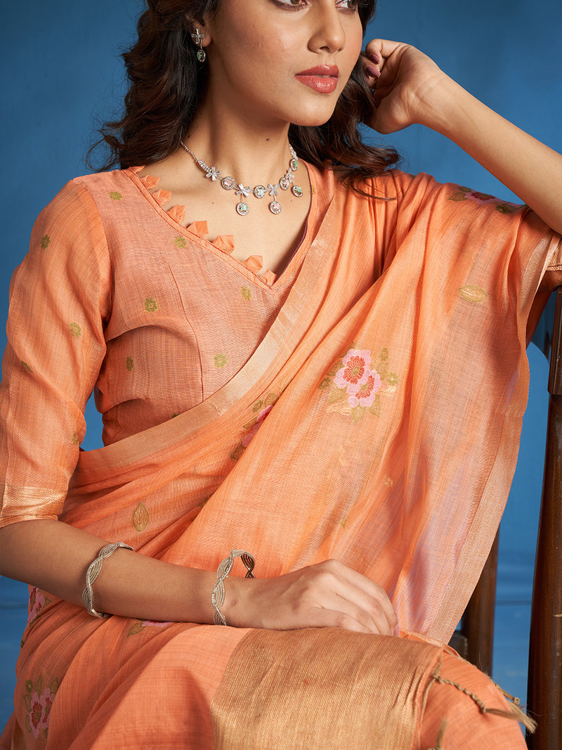 Shireen Cotton In Candy Orange