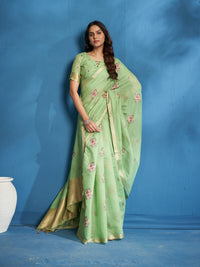 Shireen Cotton In Light Green