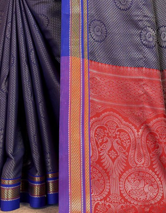 Rajgharana Khun Saree Shining Grey