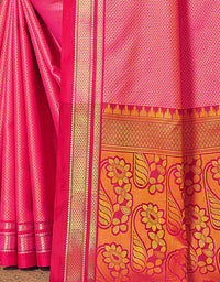 Rajkanya Khun Saree Baby Pink