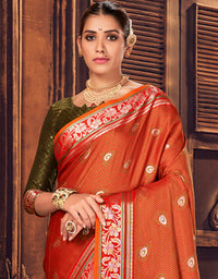 Rajmani Khun Saree Amber