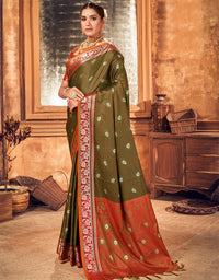 Rajmani Khun Saree Sab Green