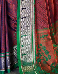 Rajnandini Khun Saree Maroon