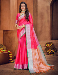 Rajsheela Khun Saree Pink