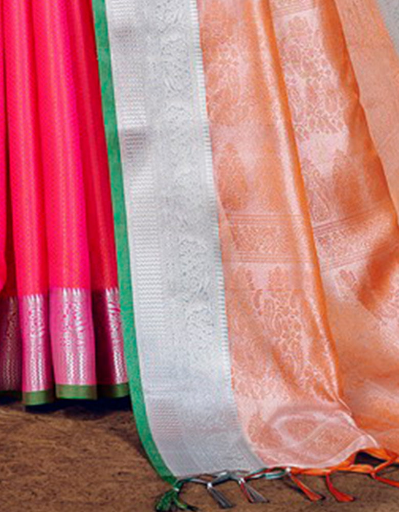 Rajsheela Khun Saree Pink