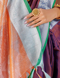 Rajsheela Khun Saree Purple