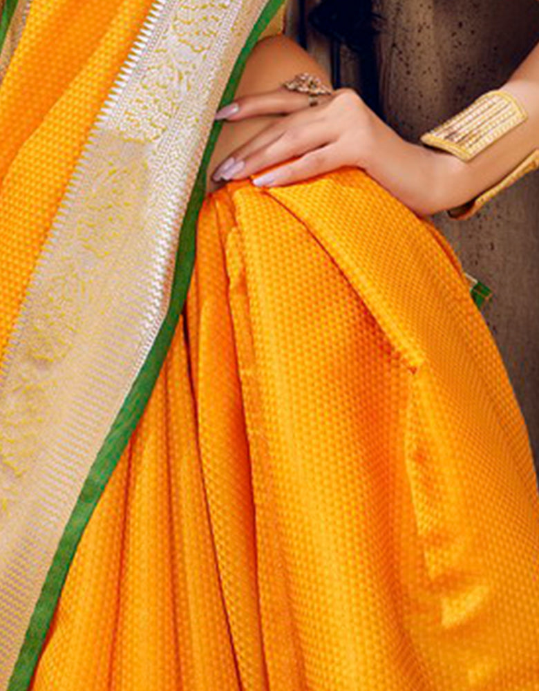 Rajsheela Khun Saree Yellow