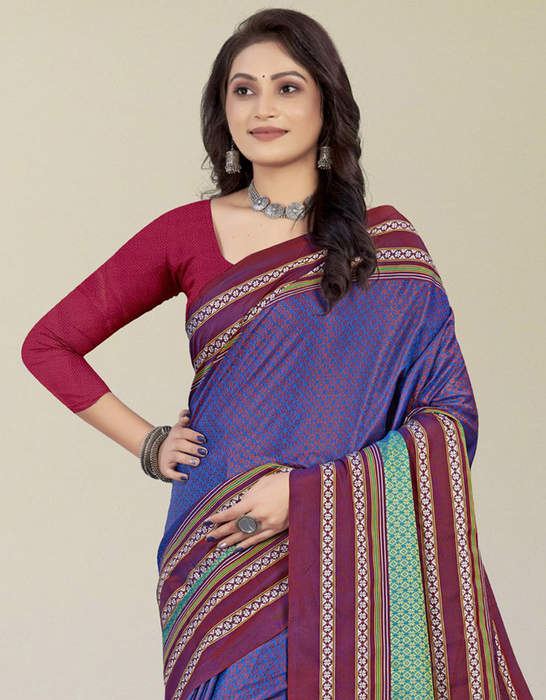 Rajshree Khun Saree Purple