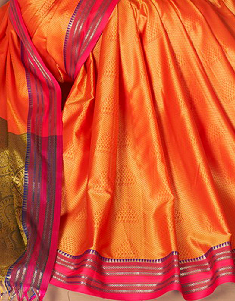 Rajsundari Khun Saree Amber