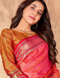 Rajtilak Khun Saree Pink