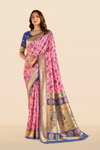 Rangini Silk in Bright Pink