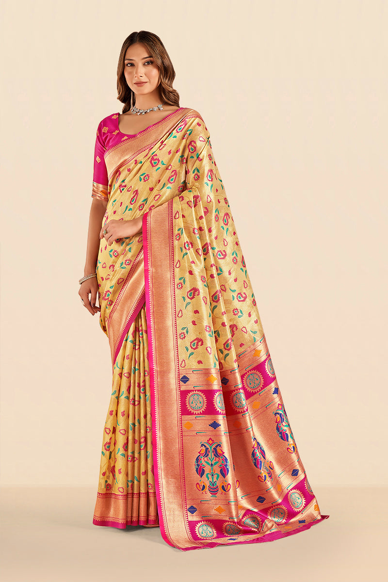 Rangini Silk in Yellow