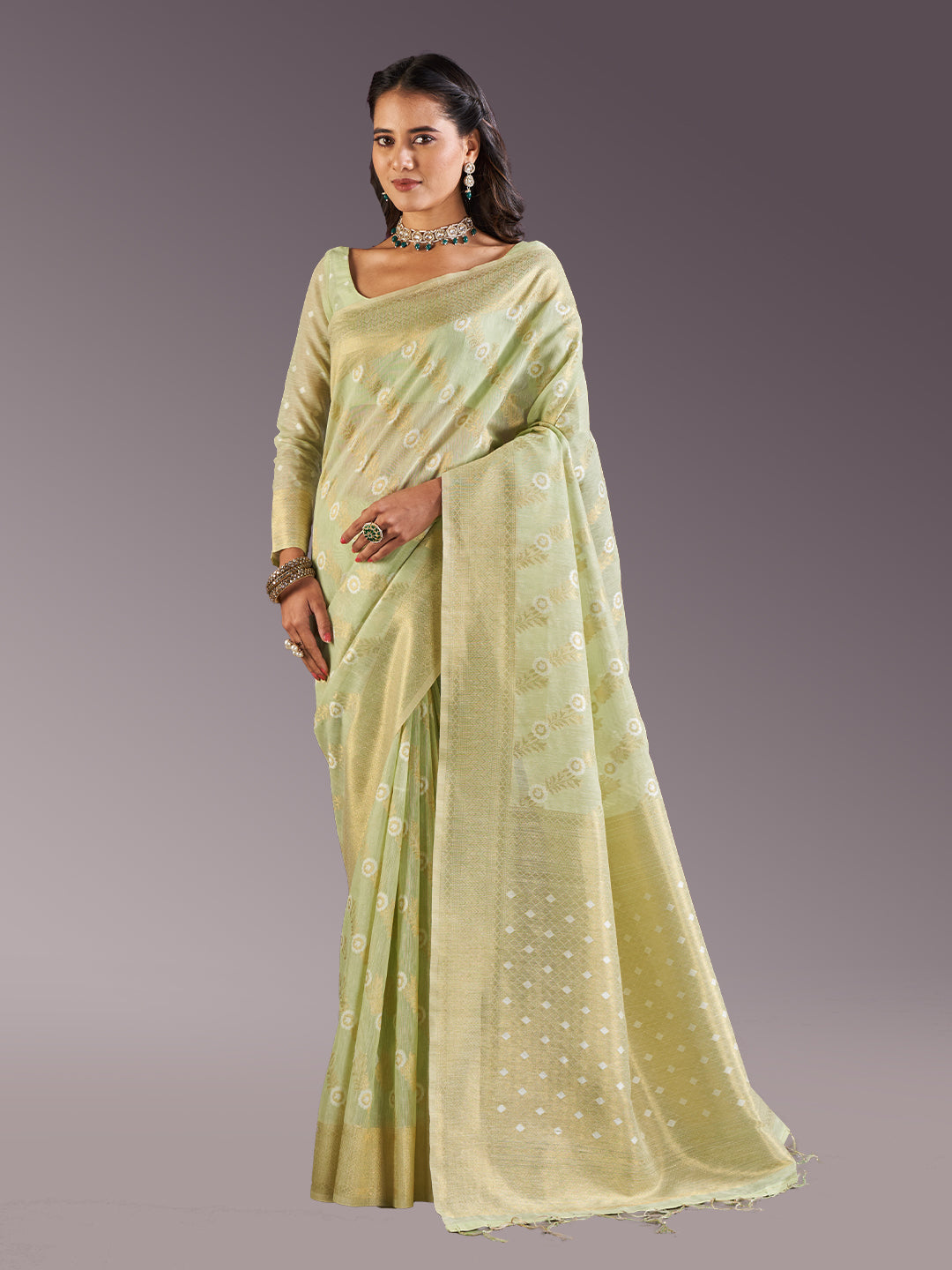 Mallika Cotton Green