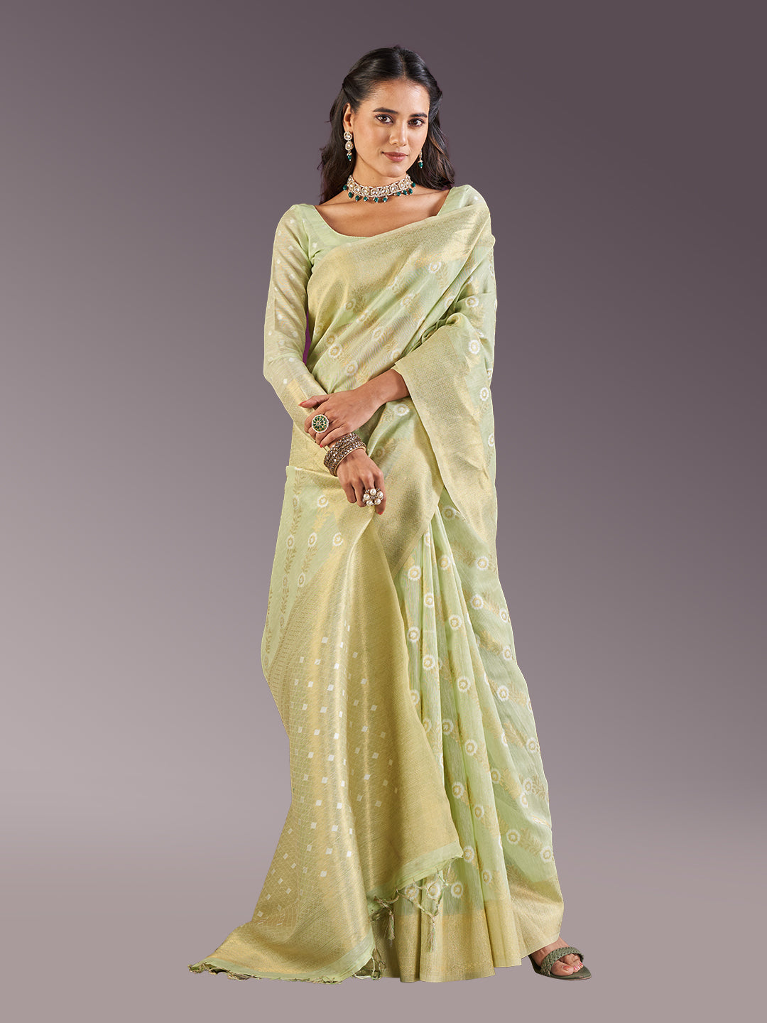 Mallika Cotton Green