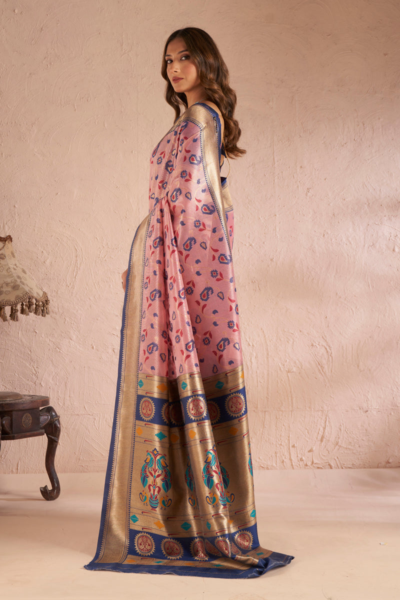 Rangini Silk in Bright Pink