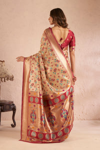 Rangini Silk in Beige