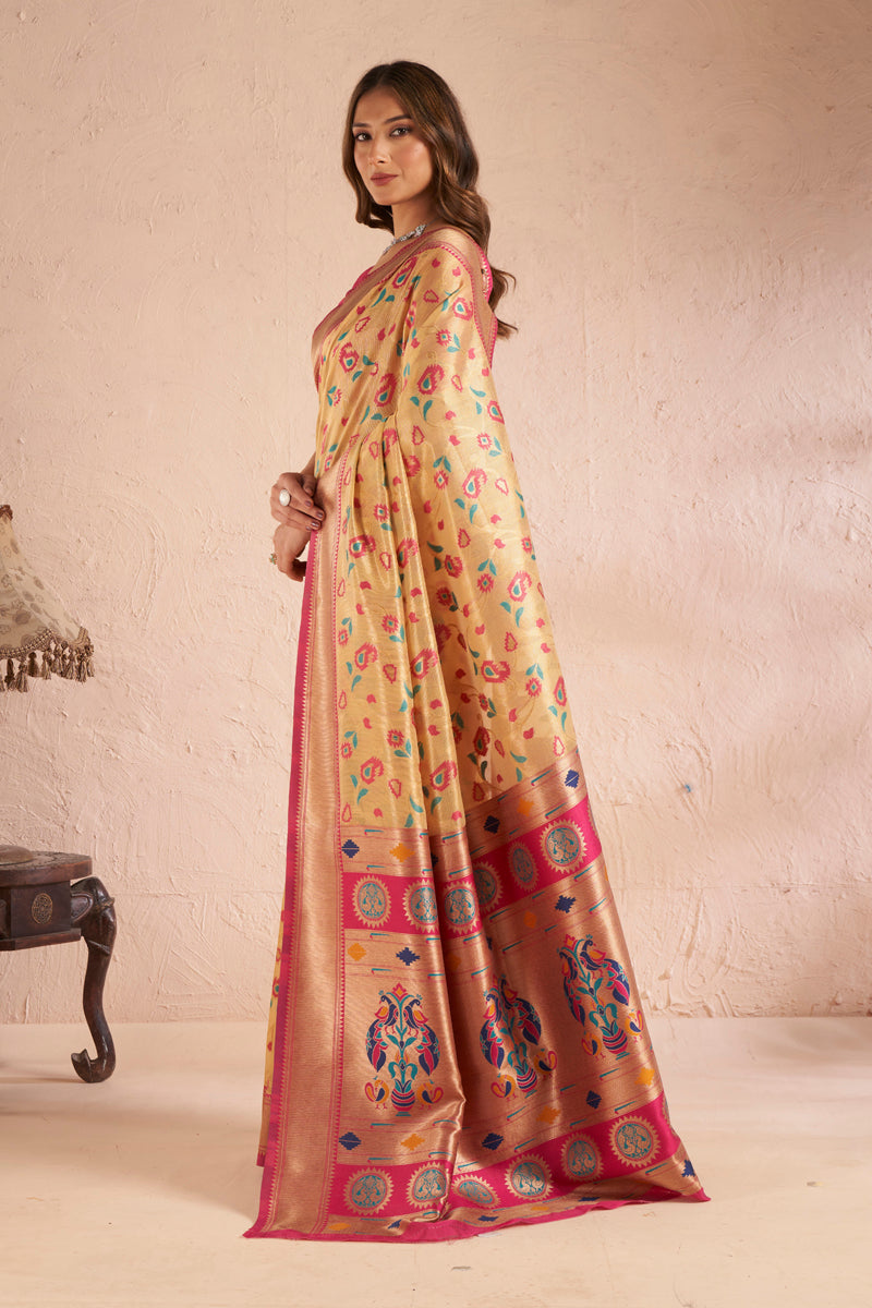 Rangini Silk in Yellow