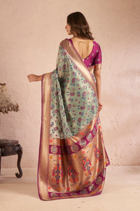 Rangini Silk in Teal