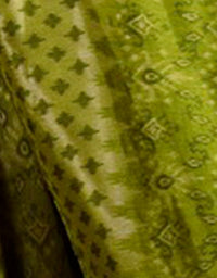 The Heart Story Handloom Cotton Saree Moss Green