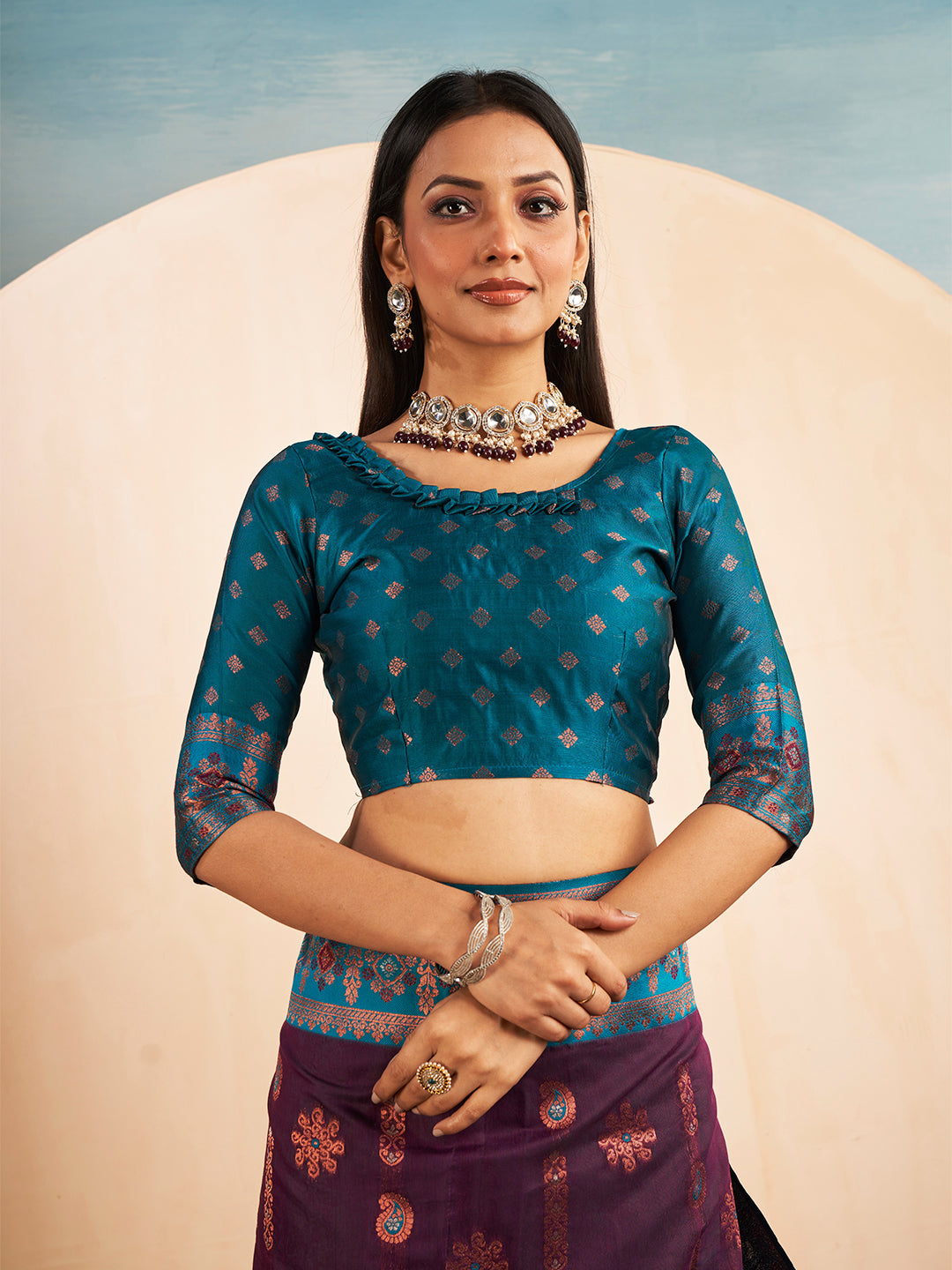 Varaa Cotton In Purple