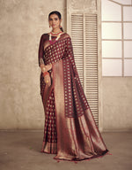 Kabini Banarasi Silk Saree Red