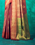 Nirvana Kanjivaram Silk Saree Red (V4)