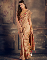 The Romance Vastra Silk Saree Champagne