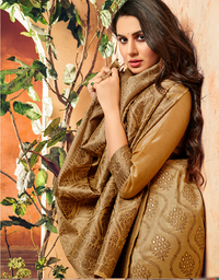 The Silent Vastra Silk Saree Beige