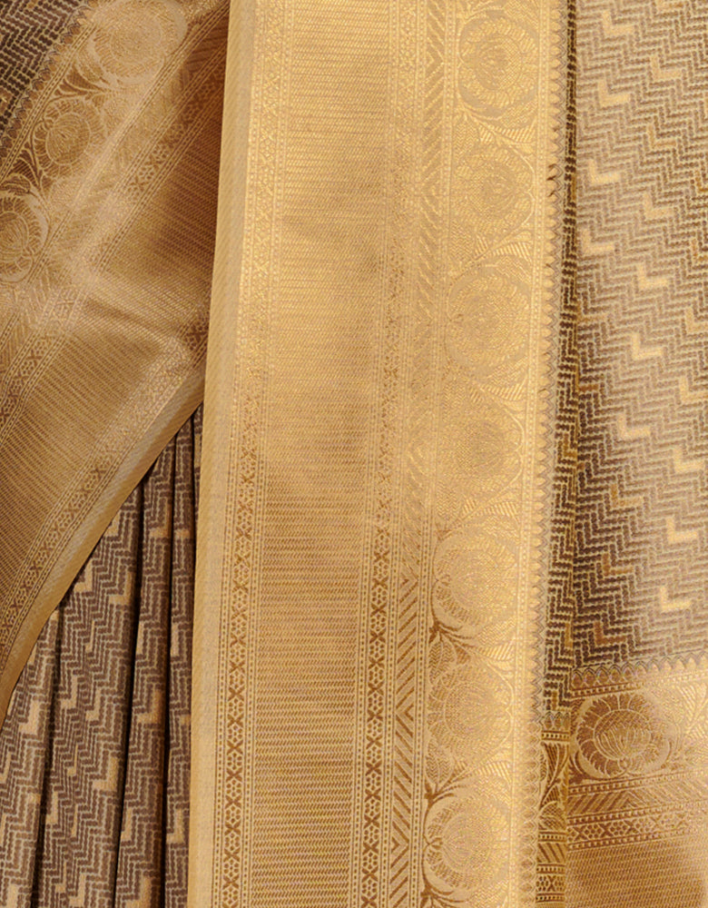 The Soul Vastra Silk Saree Beige