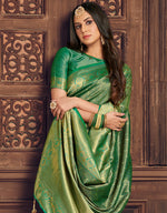 The Soul Vastra Silk Saree Green